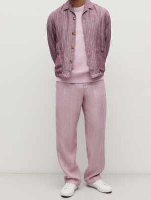 Pink Joes Linen Trousers