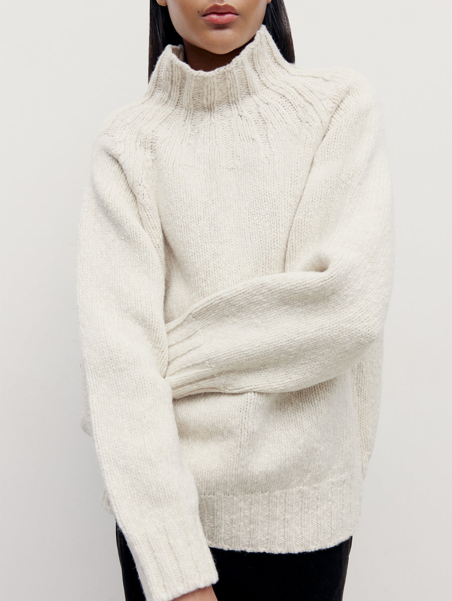 Ecru Oversized Chunky Knit