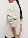 Ecru Oversized Chunky Knit