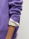 Purple 4 Ply Favourite Sweater - Connolly