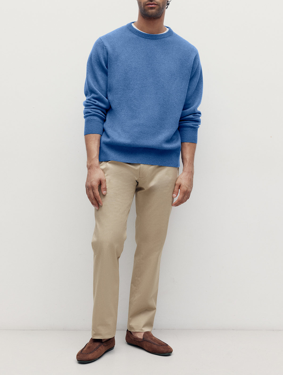 Denim 4 Ply Favourite Sweater - Connolly