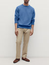 Denim 4 Ply Favourite Sweater - Connolly