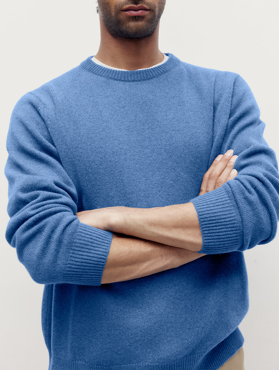 Denim 4 Ply Favourite Sweater - Connolly