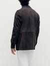 Brown Suede Safari Jacket - Connolly