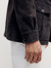 Brown Suede Safari Jacket - Connolly