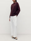 Burgundy 4 Ply Favourite Sweater - Connolly