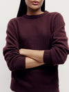 Burgundy 4 Ply Favourite Sweater - Connolly