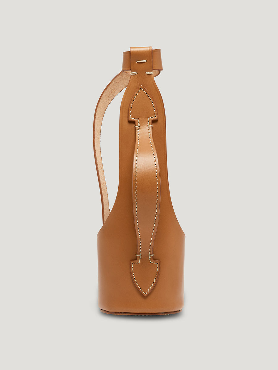 Natural Leather Wine Holder - Connolly