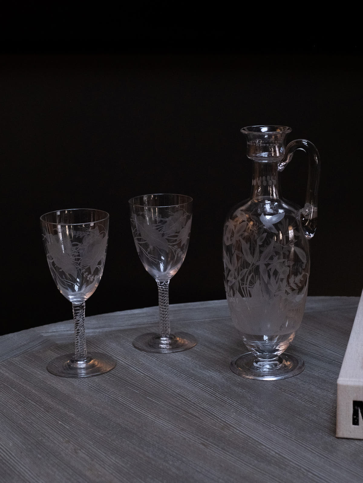 Champagne Jug and Pair Goblets Set - Connolly