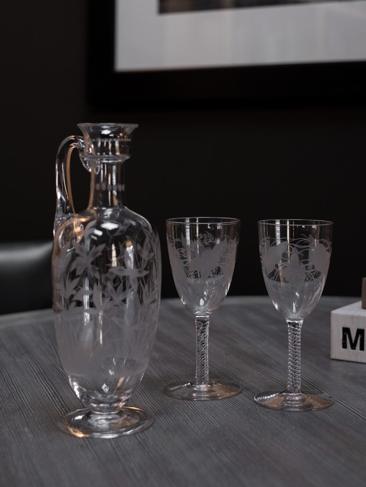 Champagne Jug and Pair Goblets Set - Connolly