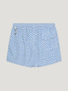Blue Checked Swimming Trunks