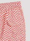 Red Checked Swimming Trunks