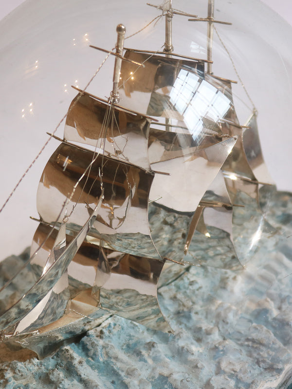 Silver And Spelter Clipper Trophy