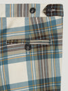 Ivory Blue Brown Tartan Trews