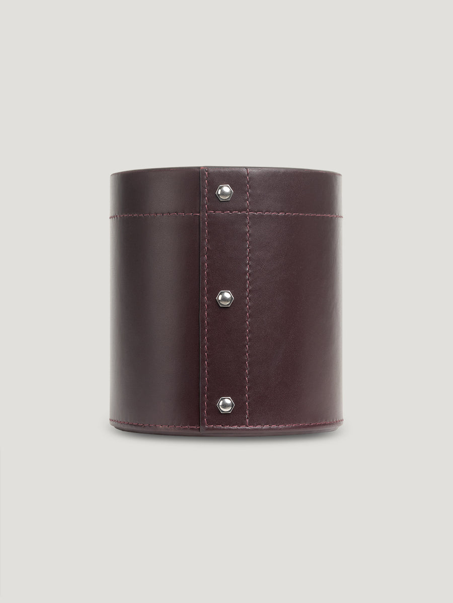 Burgundy Small Pen Pot - Connolly