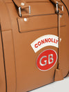 Dark Tan Sports Grip Bag with Badges