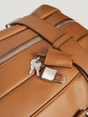 Dark Tan Sports Grip Bag with Badges