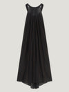 Moire Printed Trapeze Dress - Brown/Black - Connolly