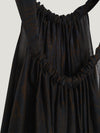 Moire Printed Trapeze Dress - Brown/Black - Connolly