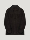Brown Suede Safari Jacket - Connolly