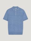 Blue 3 Button Polo - Connolly