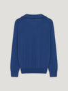 Denim Open Collar Long Sleeve Polo - Connolly