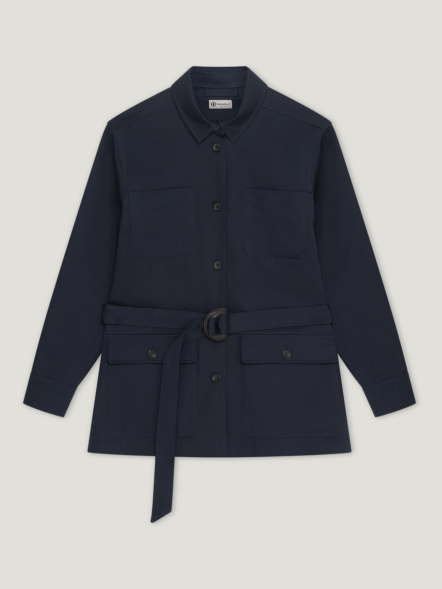 Navy Safari Shirt - Connolly