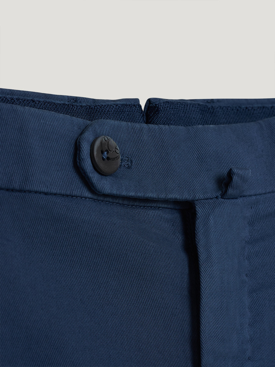 Navy Japanese Twill Trousers - Connolly