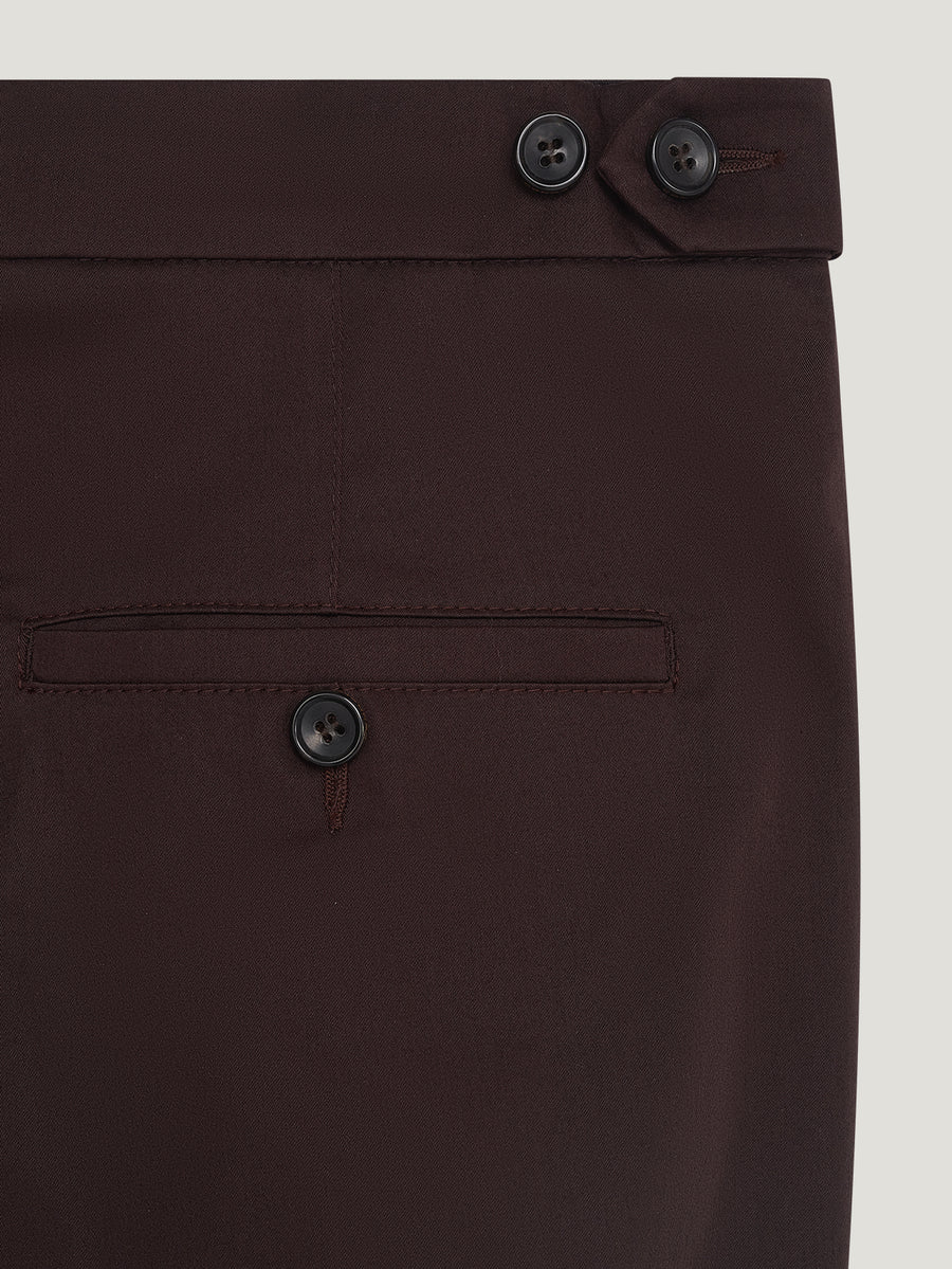 Brown Monaco Trousers - Connolly