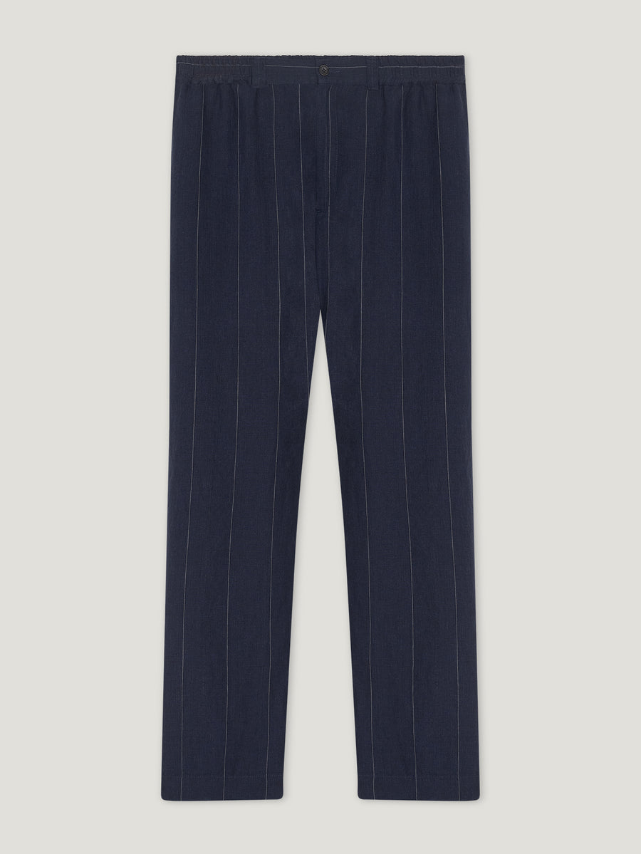 Navy Joes Linen Trousers - Connolly