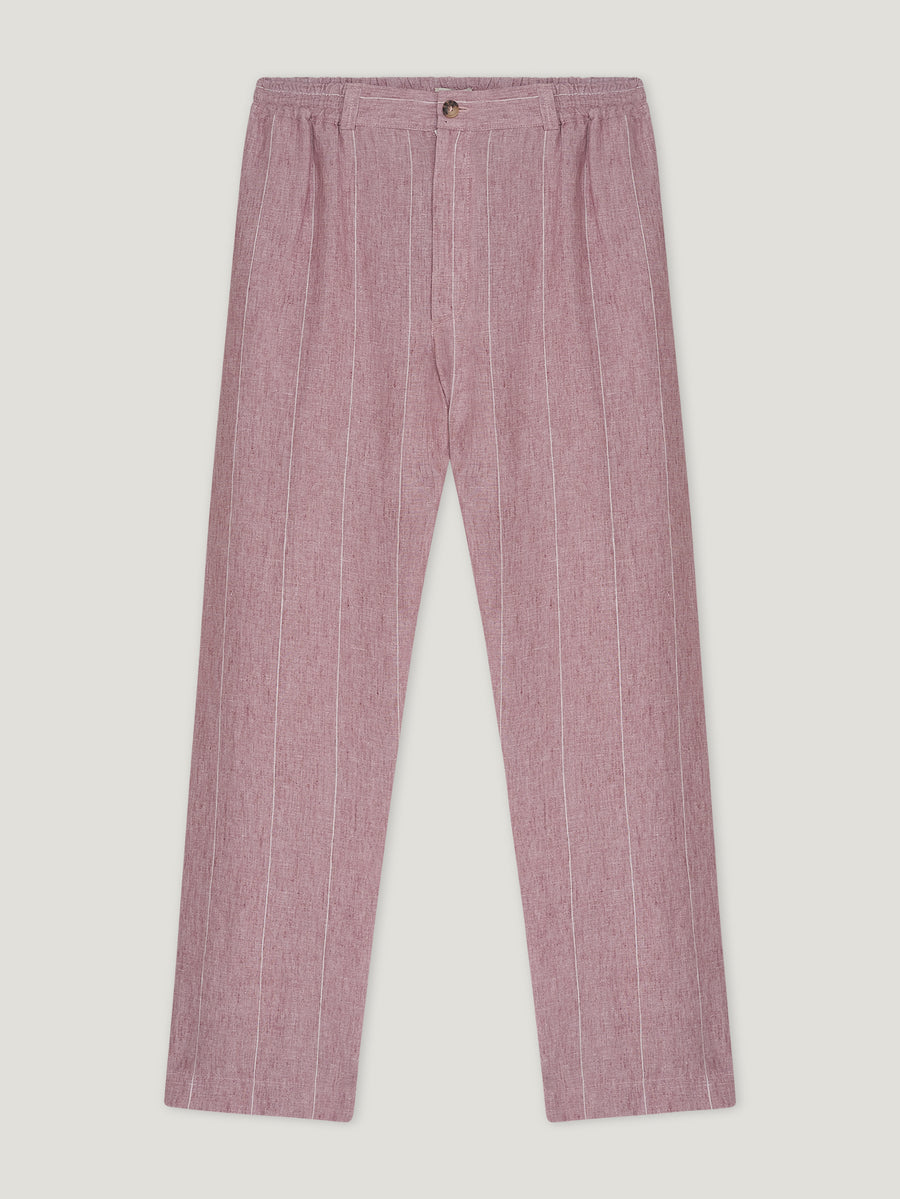 Pink Joes Linen Trousers