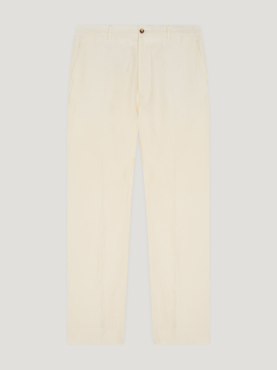 Ivory Greenwich Trousers - Connolly
