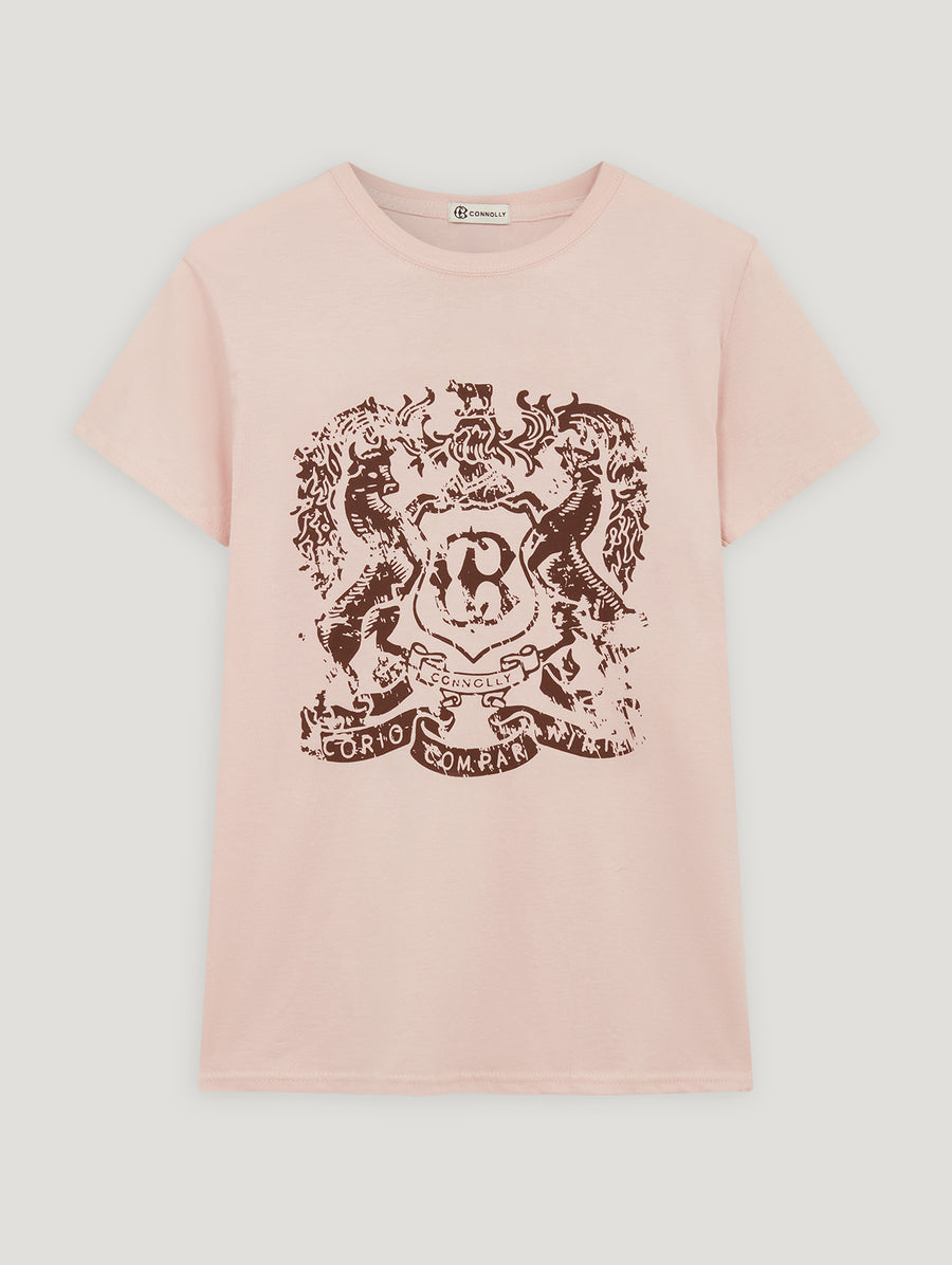 Pink Connolly Crest T Shirt