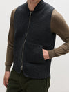 Wool Drop Back Car Vest