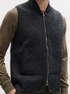 Wool Drop Back Car Vest