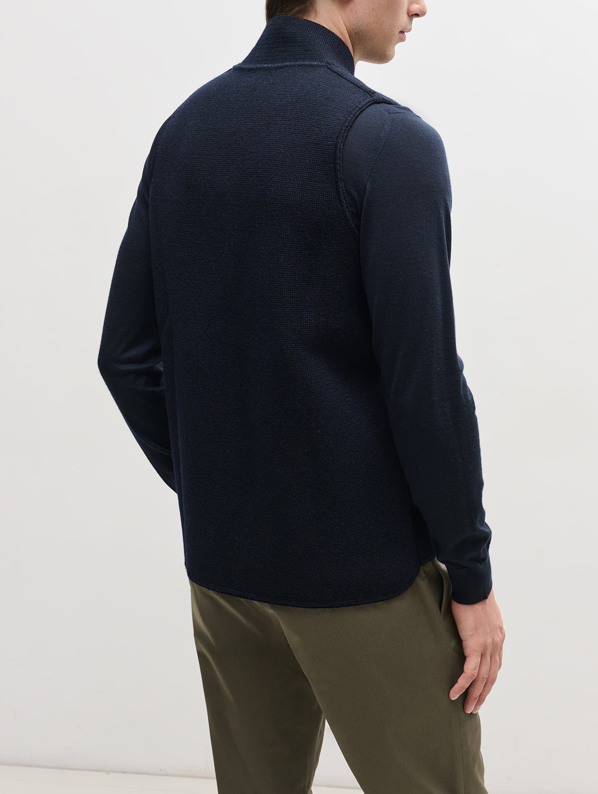 Wool Drop Back Car Vest