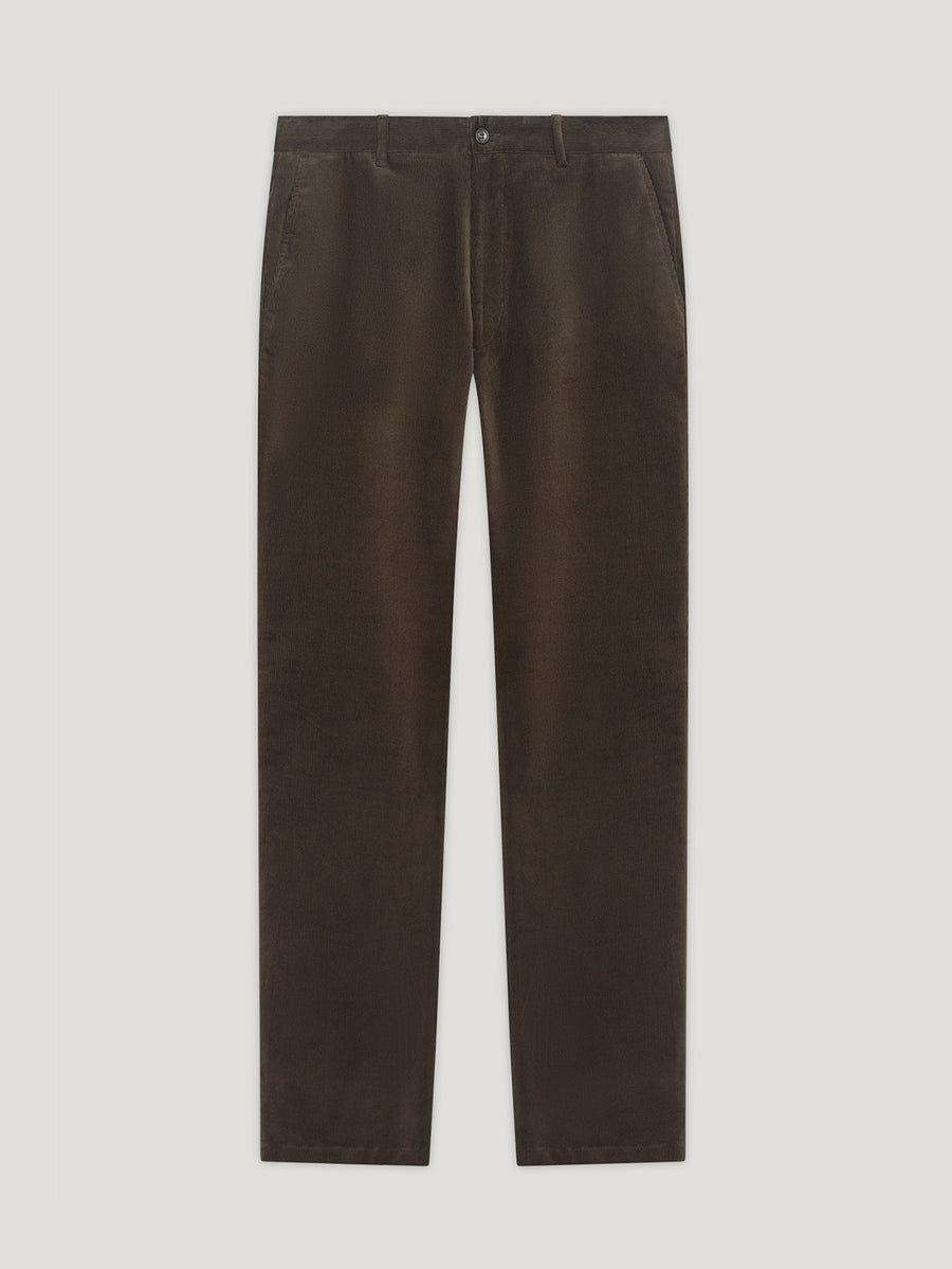 Dark Brown Cord Trousers - Connolly