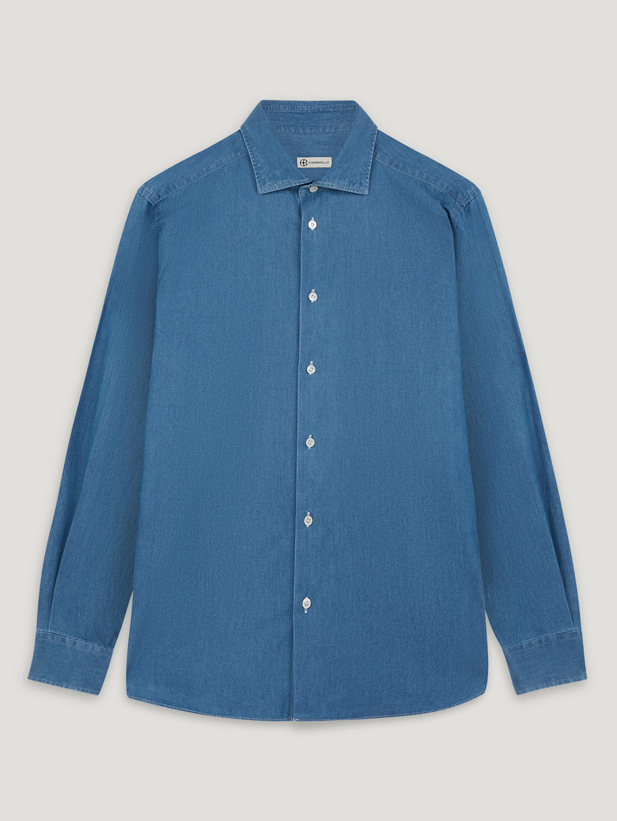 Light Blue Denim Richmond Shirt