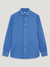 Blue Linen Richmond Shirt - Connolly