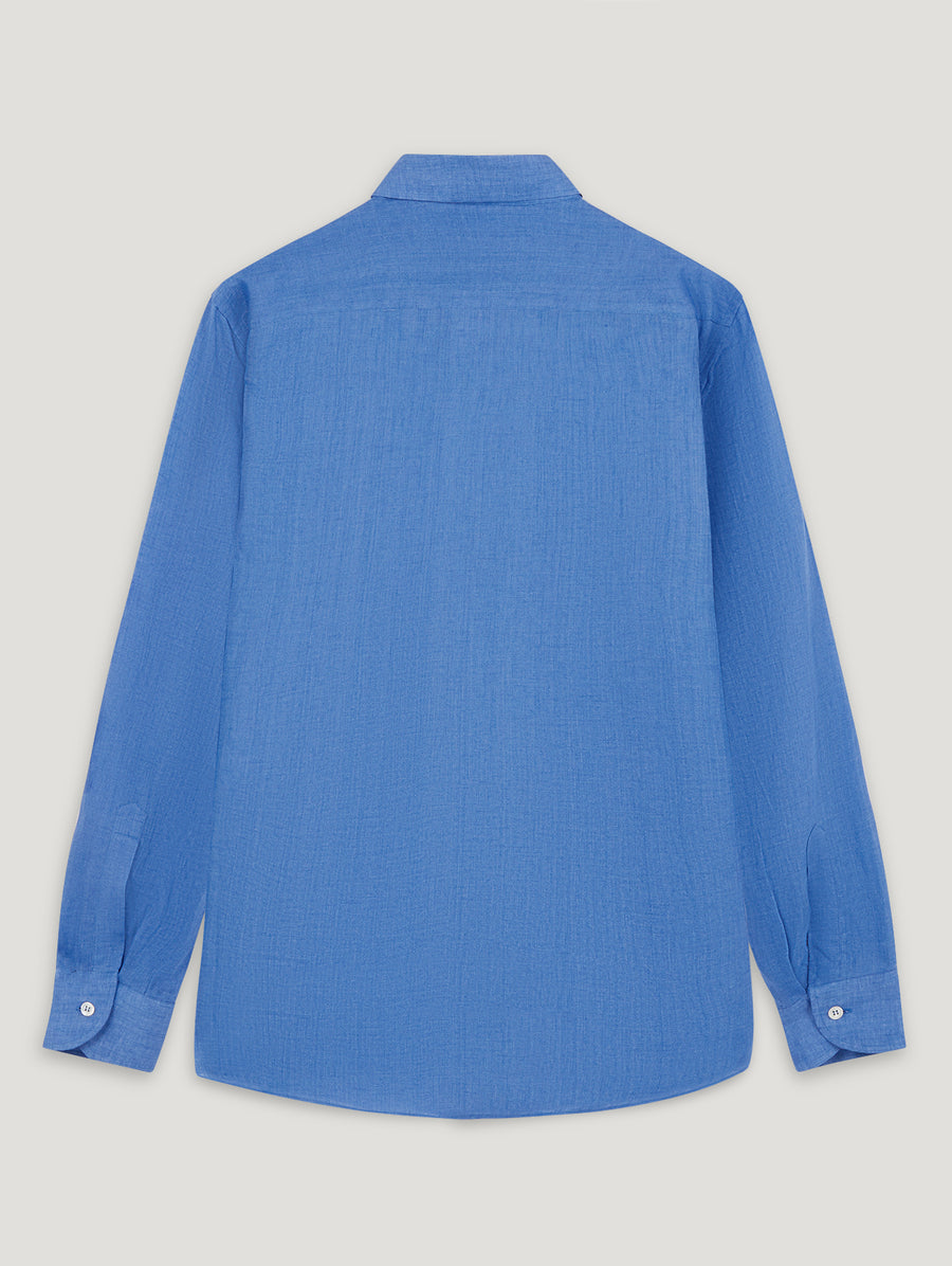 Blue Linen Richmond Shirt - Connolly