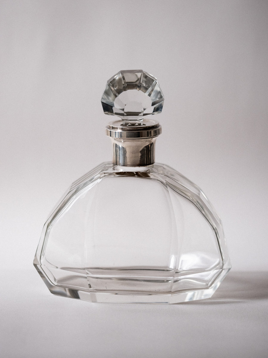 French Art Sterling Silver Fan Decanter - N/A - Connolly