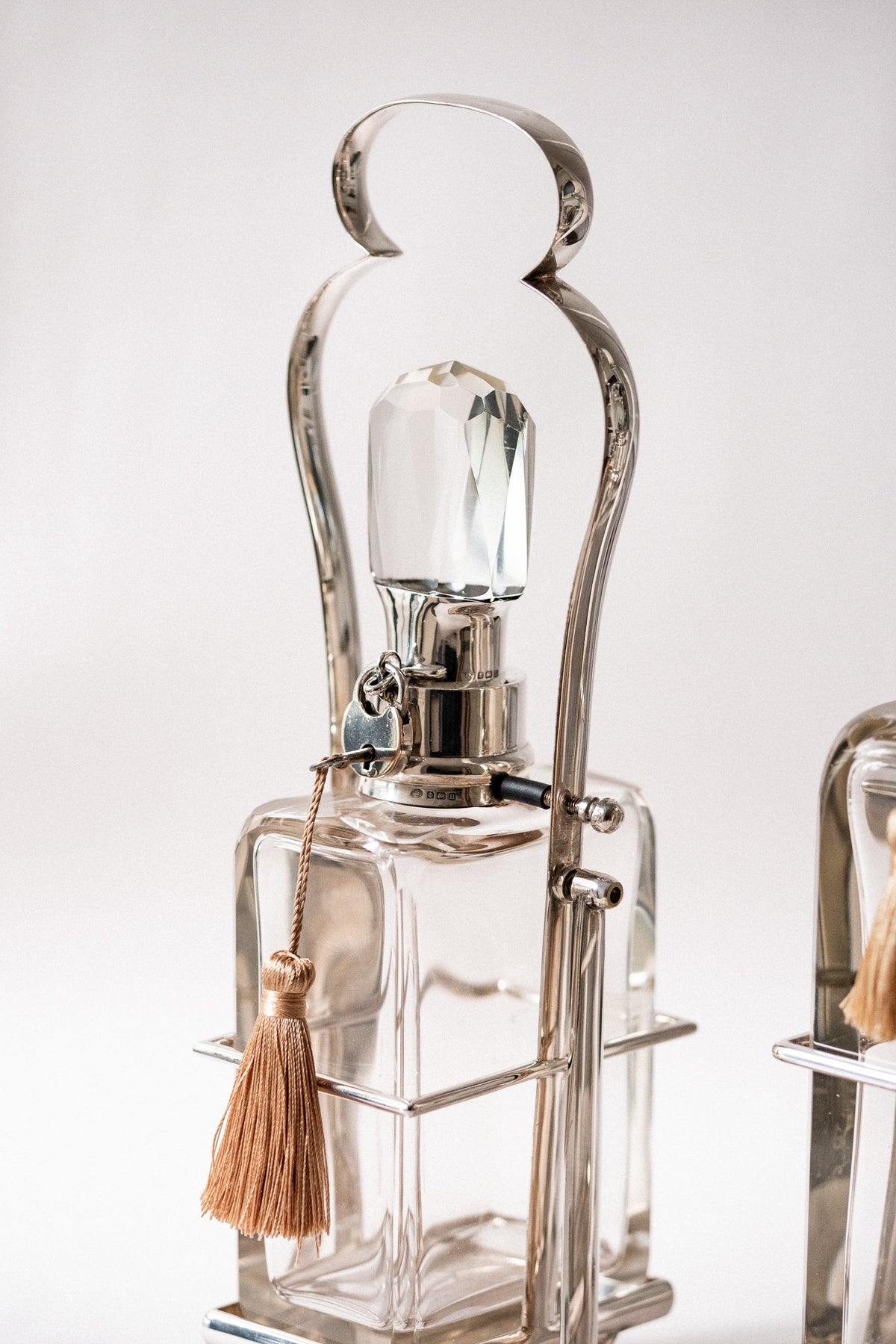 Rare Graduated Hukin & Heath Decanters - N/A - Connolly