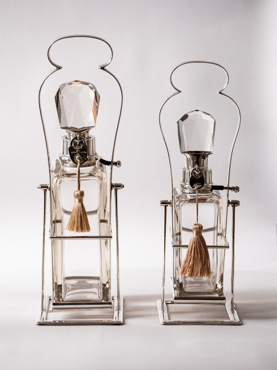 Rare Graduated Hukin & Heath Decanters - N/A - Connolly