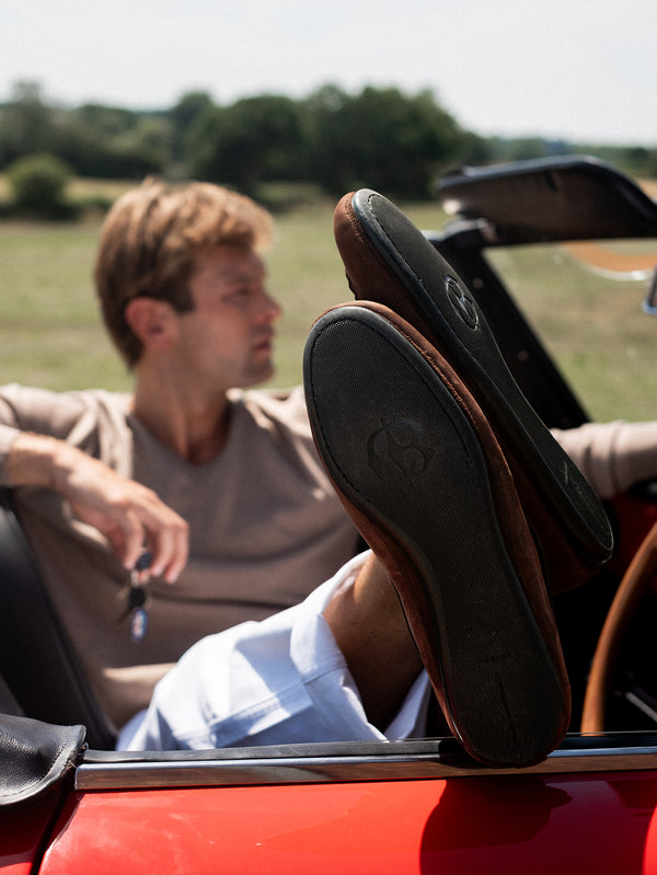 Dark Brown Driving Loafers