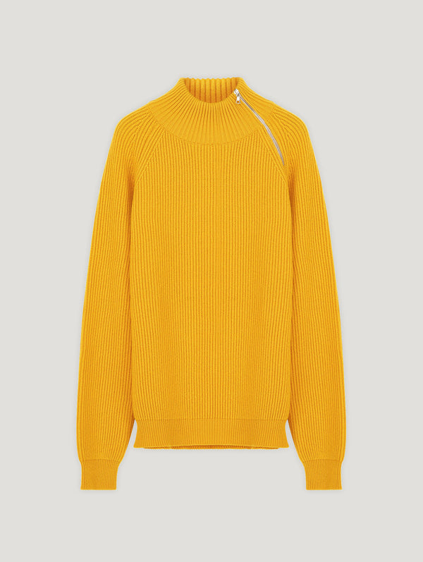 Gold Driving Sweater