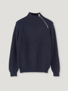 Navy Driving Sweater - Connolly
