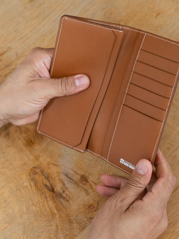 Tan Envelope Coat Wallet