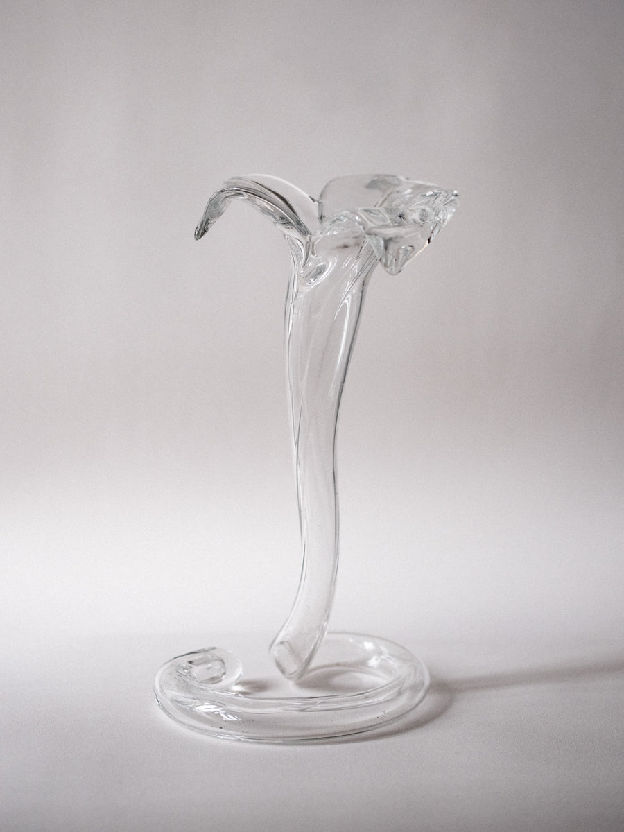 Glass Trumpet Tulip Vase - Connolly