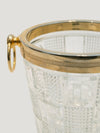 Moulded Glass Champagne Bucket