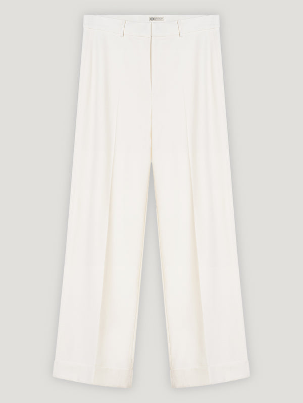 White Greta Trousers